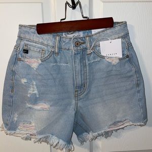 KanCan women’s high waisted denim shorts